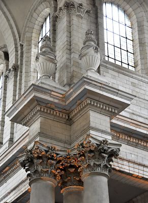 Jonction de la nef et du transept