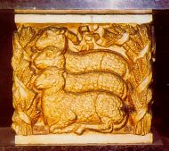 L'autel de Saupique,  les trois agneaux