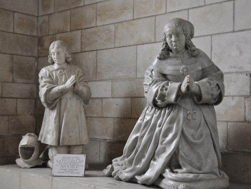 Statues de Philippe de Torcy et de Suzanne d'Humières
