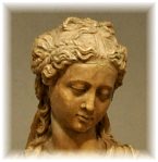 Statue de sainte Agnès par Jaspard Marsy