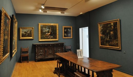 Collections des XVIIe et XVIIIe siècles : salle de tableaux
