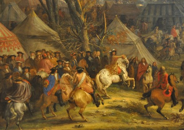 «Prise de Cambrai par Louis XIV», partie centrale