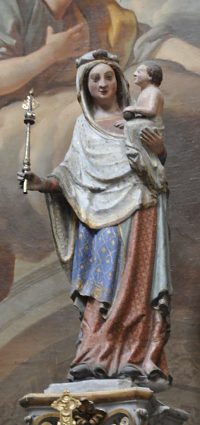 Statue de la Vierge à l'Enfant Statue de la Vierge à l'Enfant