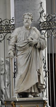 Statue en plâtre de saint Paul Statue en plâtre de saint Paul