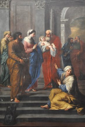 Tableau : «Prsentation de Jsus au temple», auteur non précisé