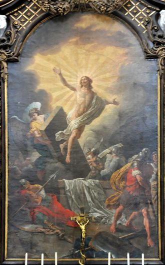 Tableau: «La Résurrection» de Lagrenée, 1760 