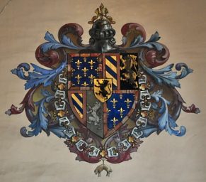 Un blason dans le vestibule