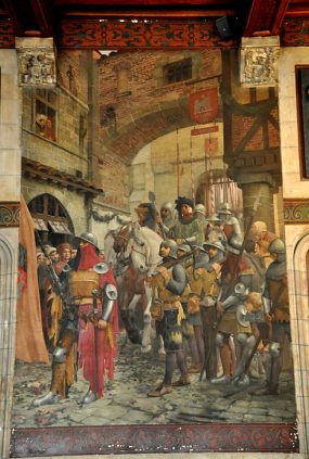 Salle du Conseil, peinture murale Salle du Conseil, peinture murale