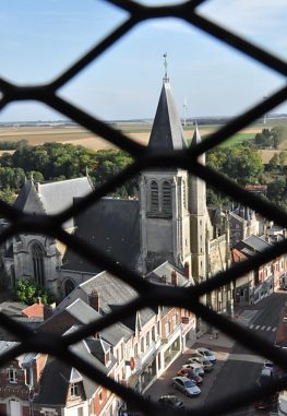 L'église du Saint–Sépulcre vue depuis le sommet du beffroi