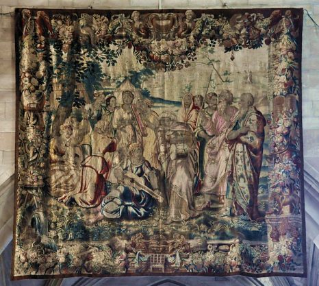 «Le Cantique de Mose et des Israélites», tapisserie de Bruxelles  du XVIIe siècle 