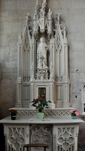 Retable XIXe siècle de la chapelle du Sacré-Cœur
