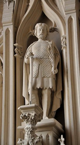 Statue dans la chapelle Marguerite de Lorraine