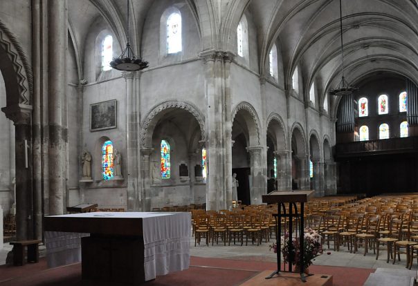 La nef et le transept sud