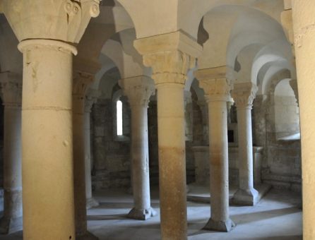 Caen, abbaye-aux-Dames, la crypte