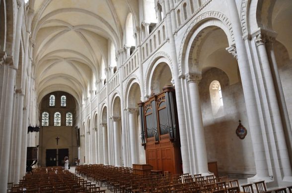 Caen, abbaye-aux-Dames, la nef