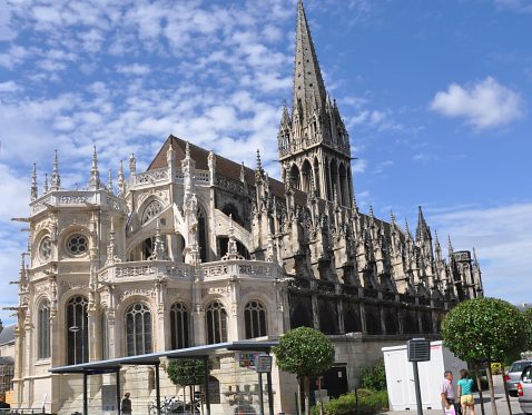 Le chevet vu depuis le nord-est