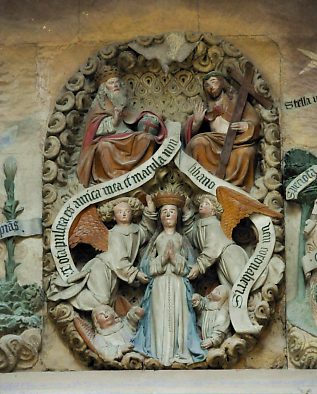 Transept sud : l'Assomption de la Vierge (fin du XVe siècle)