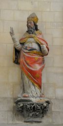 Statue d'un saint évêque