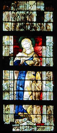 Vitrail de saint Jean (XVe siècle)