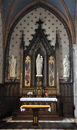 Chapelle absidiale nord de la Vierge