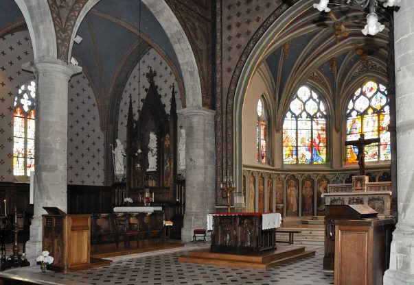 Le chœur et la chapelle de la Vierge