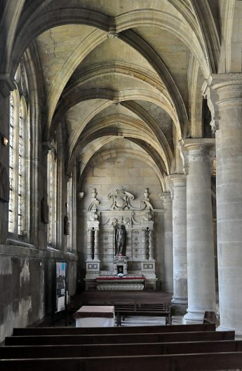 La chapelle Saint-Sébastien dans le bas-côté nord