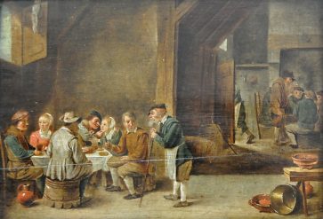 «Intérieur d'auberge» de David Teniers le Jeune (1610–1690)