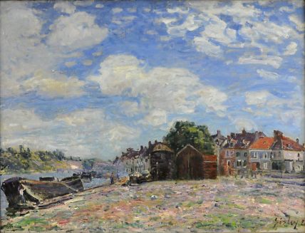 «Le Loing à Saint–Mammès» d'Alfred Sisley (1839–1899), 1885