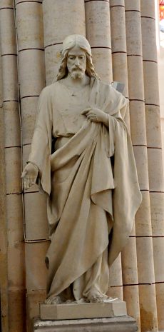 Statue du Christ par L'Hommeau (1919)