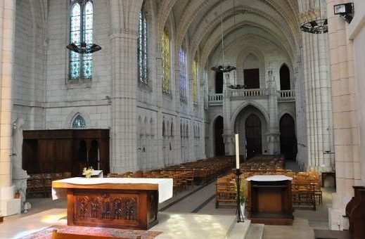 L'église vue de l'abside