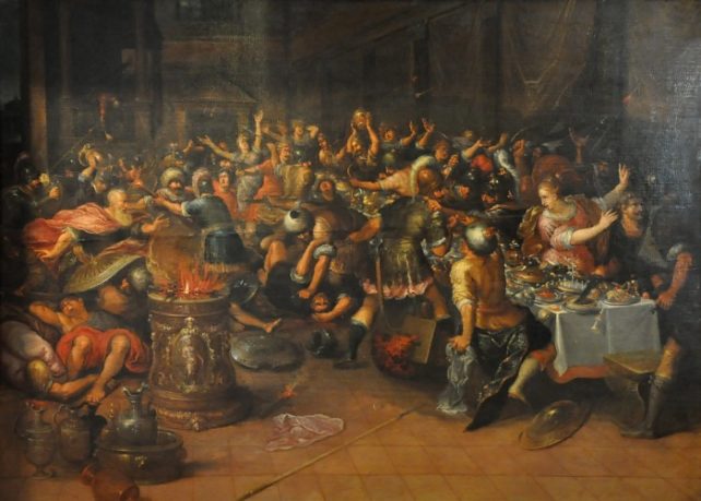 «Un festin interrompu» de Frans II Franken