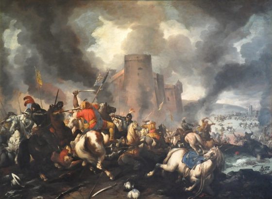 «Combat de cavalerie entre Turcs et Chrétiens»