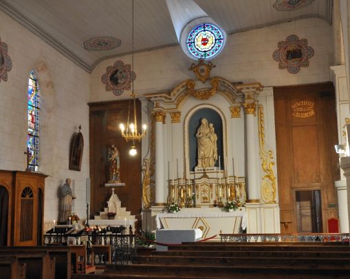 Eglise Sainte-Catherine à la Flotte-en-Ré, autel de la Vierge