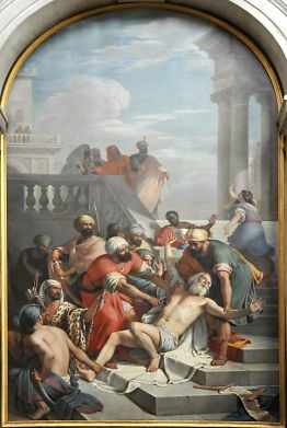 Le martyre de saint Barthélemy, tableau d'Omer Charlet