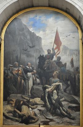 Pitié de saint Louis pour les morts, tableau d'Edouard Debat-Ponsan