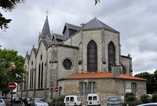 Le chevet de l'église