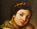 «Mère à l'enfant» att. à Jean-Baptiste Greuze ou à sa fille (dtail)