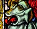 Le dragon de sainte Madeleine, baie 0 de la verrière Renaissance