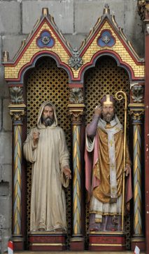 Statues de saint Augustin et saint Martin