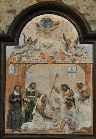 Panneau «Adoration des bergers»