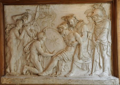 Bas-relief «La Mort d'Épaminondas»