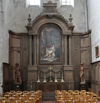 Le retable du bras sud du transept