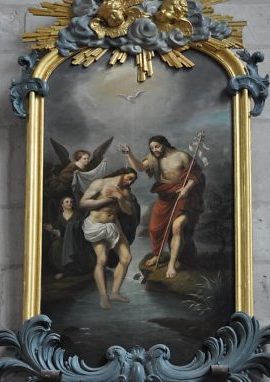 Tableau "Le baptême du Christ"