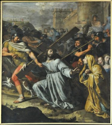 Tableau "Le Portement de croix"