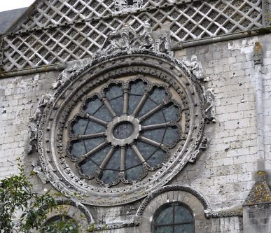 "La roue de la fortune" sur le croisillon nord