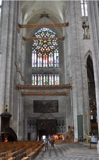 Le bras nord du transept