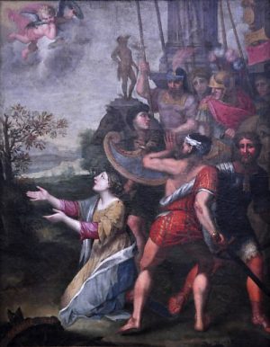 "Martyre de sainte Catherine" dans le déambulatoire "Martyre de sainte Catherine"