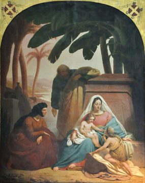 «La Sainte Famille», tableau d'un auteur anonyme