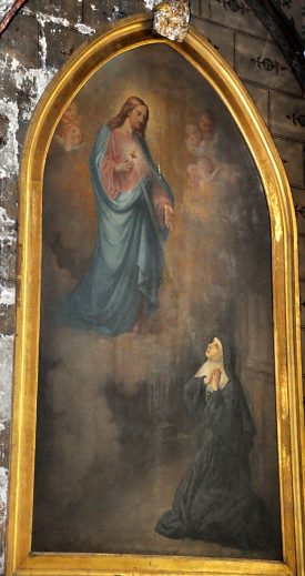 Apparition du Sacr Cœur  Marie-Marguerite Alacoque