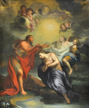 Tableau, Le baptême de Jésus